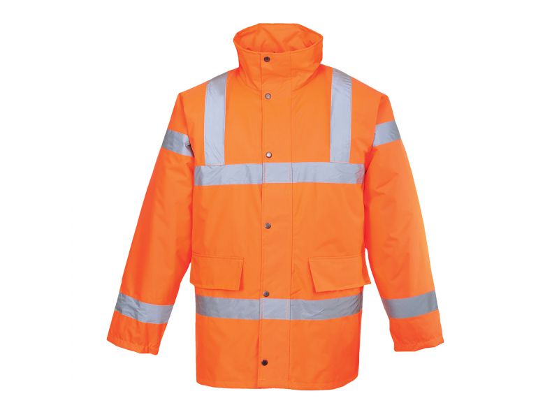 PW-RT30ORRXL - Portwest jól láthatósági kabát vasúti dolgozók részére - Portwest