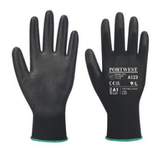 A123 - Portwest PU Palm Latex Free  (144 pár) - Portwest