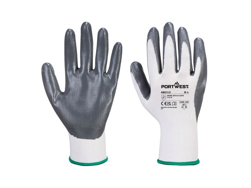 Portwest Grip 13 Essential Multipack nitril tenyérmártott védőkesztyű (12 pár) AB310 - Portwest Grip 13 Essential Multipack nitril tenyérmártott védőkesztyű (12 pár) - Portwest