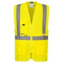 C357 - Portwest Hi-vis Executive Vest With Tablet Pocket Kép 2.