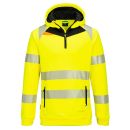 DX482 - Portwest DX4 Hi-Vis 1/4 Zip Hoodie Kép 2.