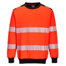 PW379 - Portwest PW3 Hi-Vis Crew Neck pulóver Kép 2.