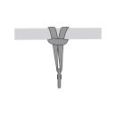 KRA-FA6000506 - Kratos 0,6 méter hosszú rögzítőpánt - Kratos