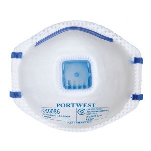 PW-P201WHR - Portwest FFP2 szelepes porálarc (10 db) - Portwest